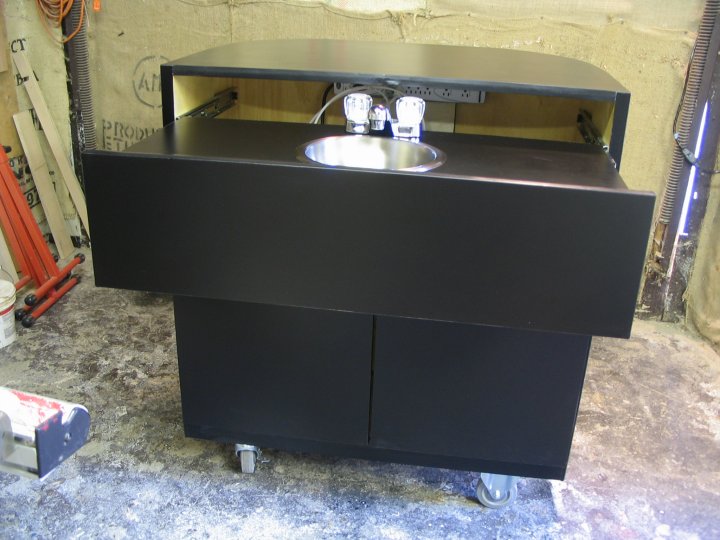 self contained hand sink cart